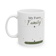 Personalized Family Ceramic Mug – “My Blurry Family” Funny Quote Coffee Cup (11oz, 15oz)