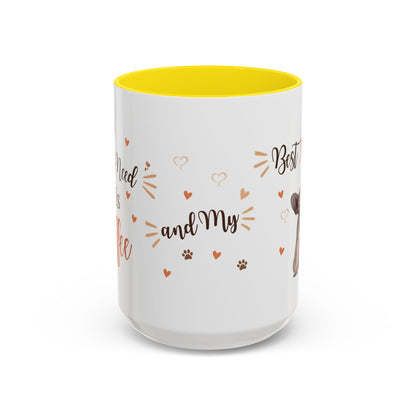 Best Friend French Bulldog Accent Coffee Mug — Cute Pet Lover Gift (11/15oz)