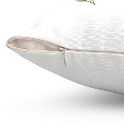 Botanical Leaf Pillow, Minimalist Nature Decor