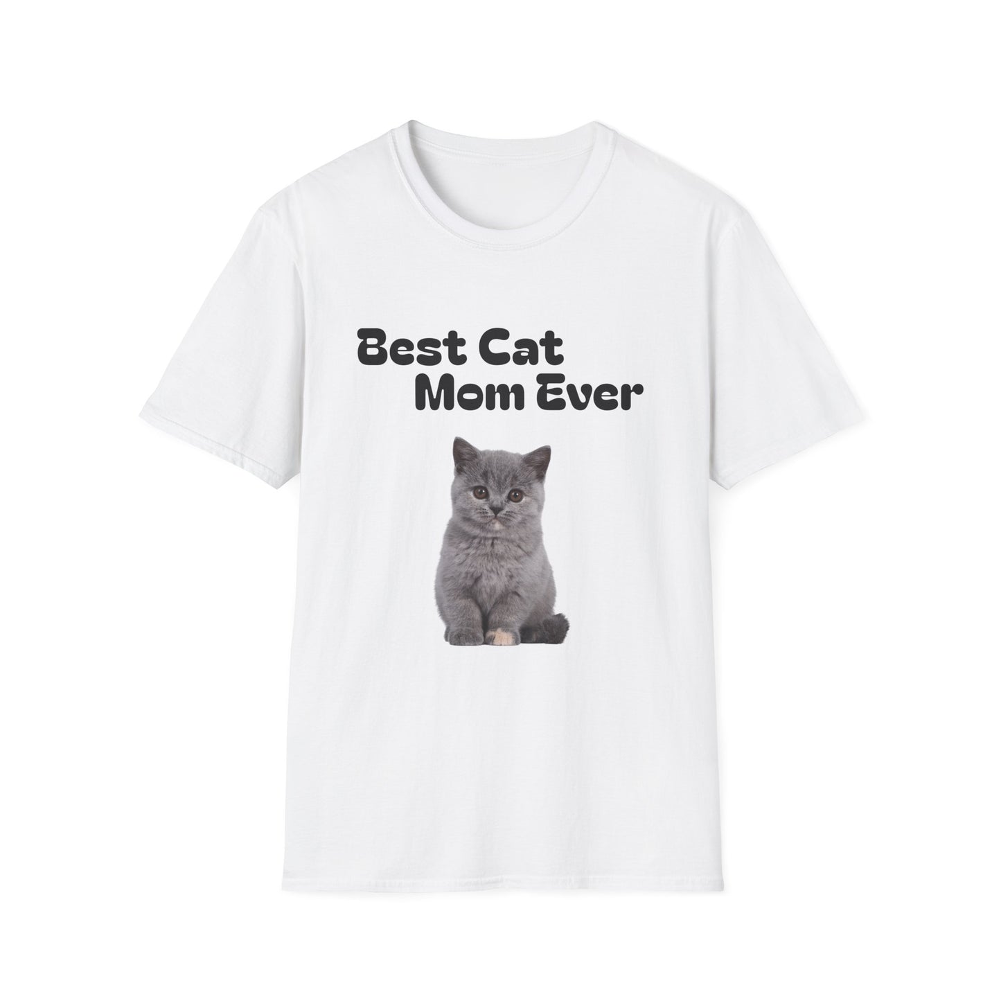 Best Cat Mom Ever T-Shirt — Cute Cat Lover Tee, Mother's Day Gift
