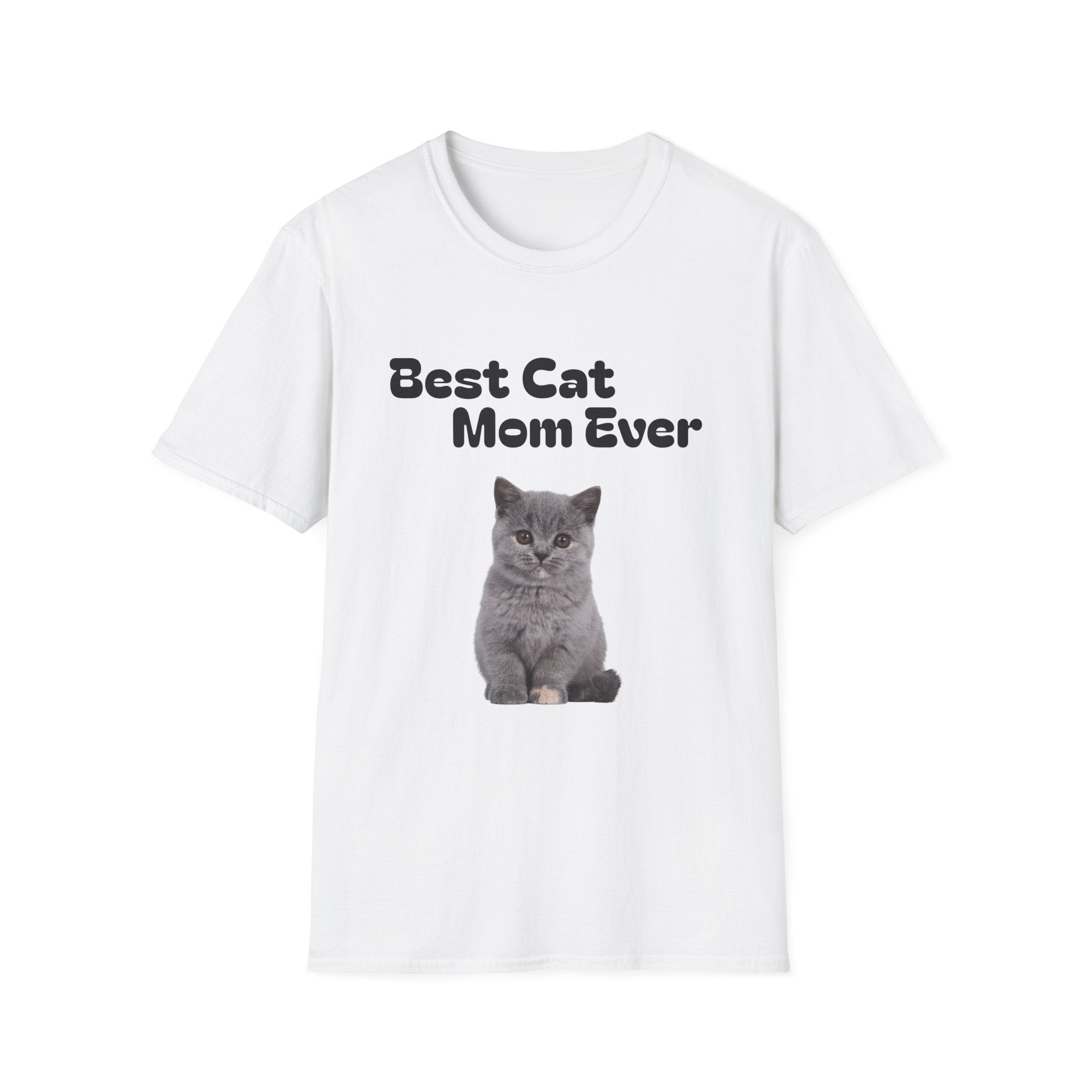 Best Cat Mom Ever T-Shirt — Cute Cat Lover Tee, Mother's Day Gift