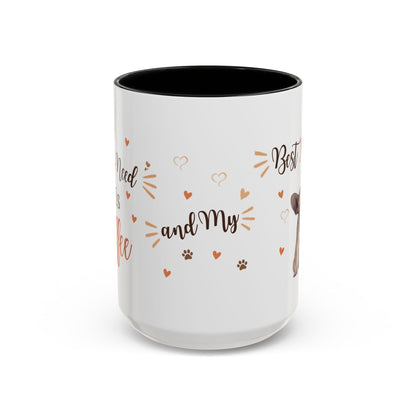 Best Friend French Bulldog Accent Coffee Mug — Cute Pet Lover Gift (11/15oz)