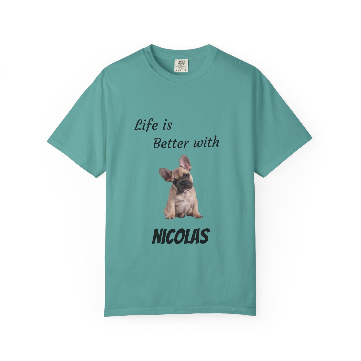 Custom Pet Portrait T-Shirt — Personalized Pet Photo Tee