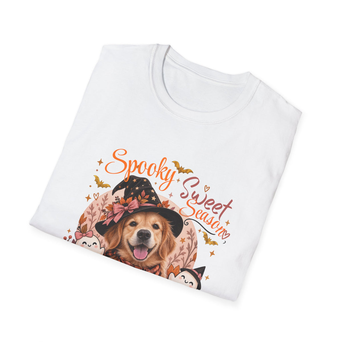 Personalized Golden Retriever Halloween T-Shirt – Custom Pet Name Tee
