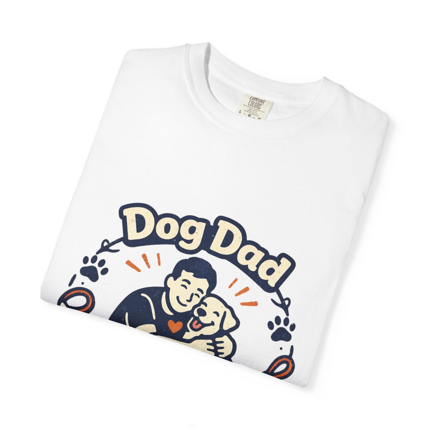 Dog Dad T-Shirt — Best Dad Graphic Tee for Dog Lovers
