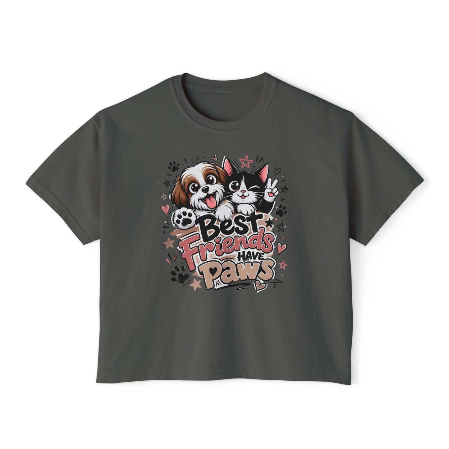 Pet Best Fiend T-Shirt — Women's Boxy Tee