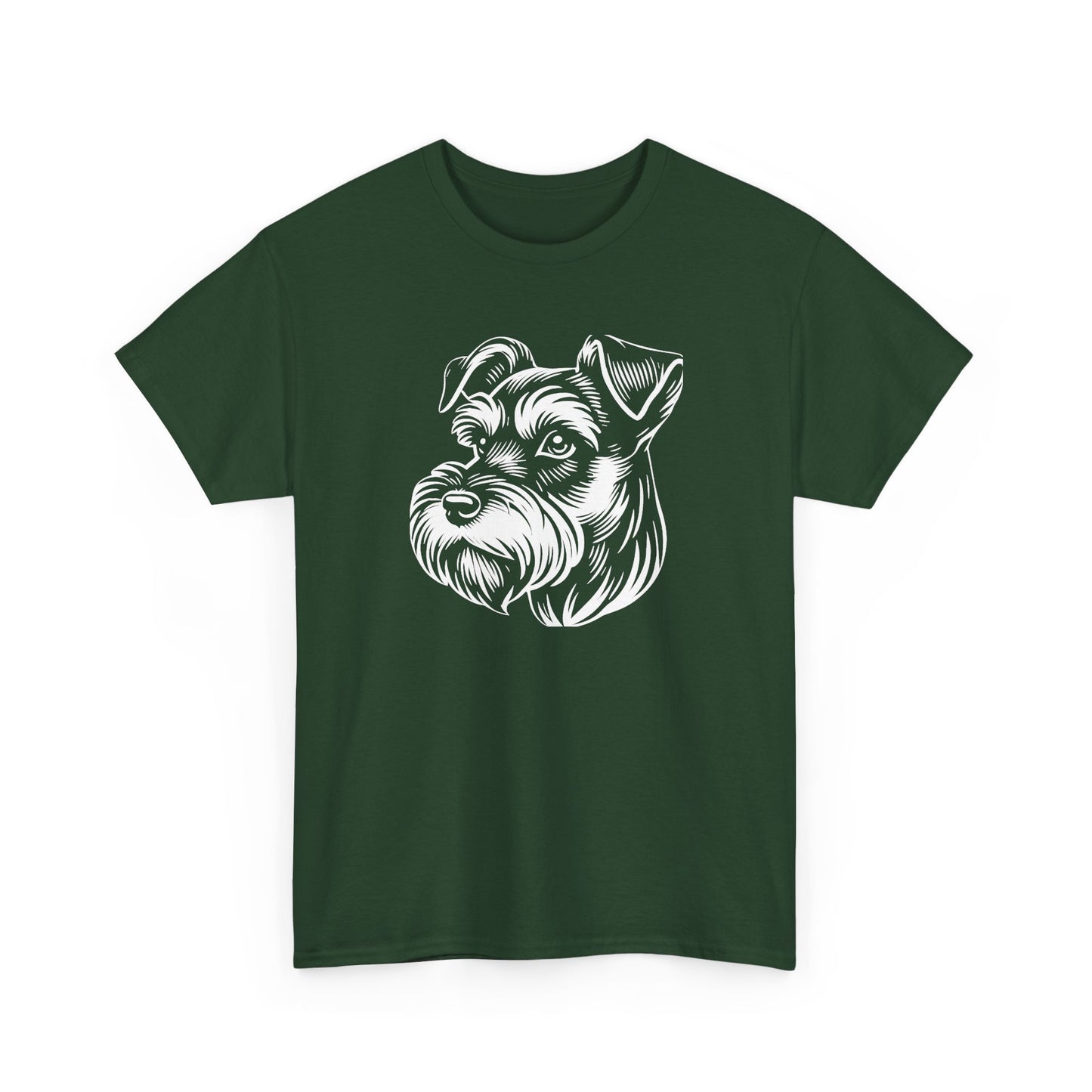 Schnauzer Portrait Tee — Personalize Dog Lover T-Shirt