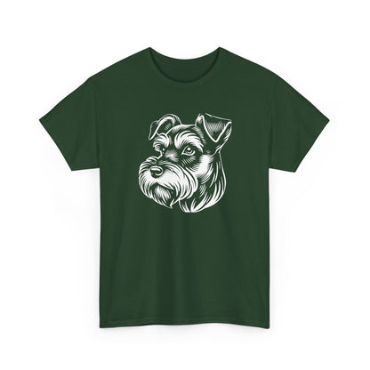 Schnauzer Portrait Tee — Personalize Dog Lover T-Shirt