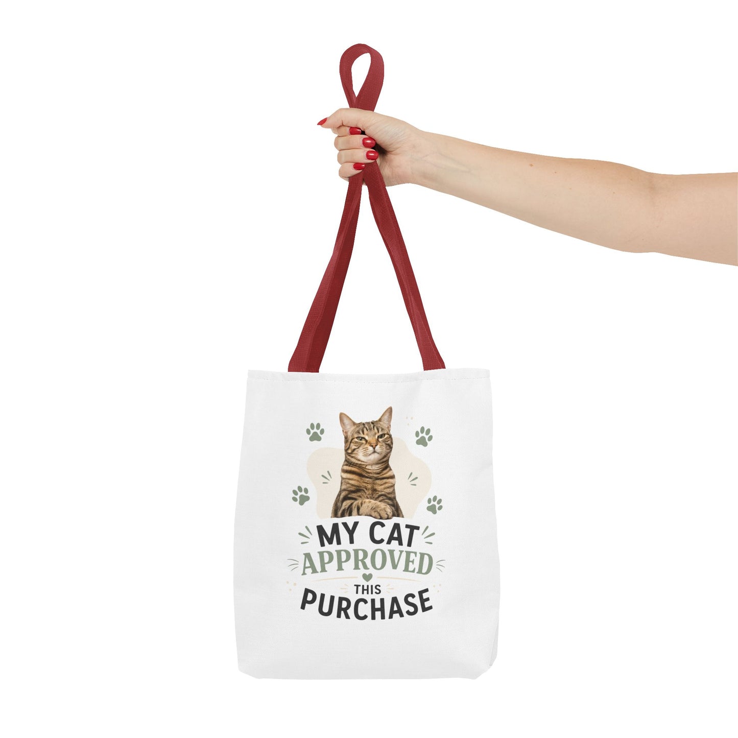 Cat-Approved Tote Bag – "My Cat Approved This Purchase" Cute Cat Shopper Tote