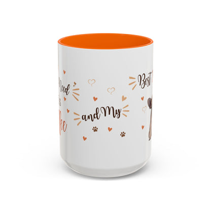 Best Friend French Bulldog Accent Coffee Mug — Cute Pet Lover Gift (11/15oz)