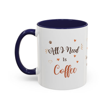French Bulldog Coffee Mug – "Best Friend and My Love" Accent Ceramic Mug (11/15oz)