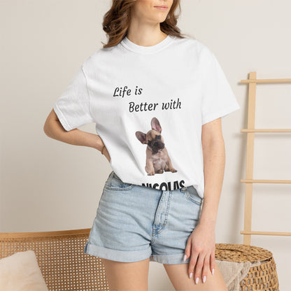 Custom Pet Portrait T-Shirt — Personalized Pet Photo Tee
