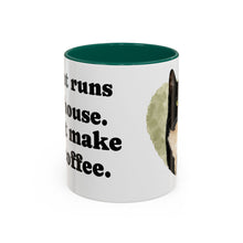 Cat Lover Coffee Mug (11oz/15oz) — Black Tuxedo Cat Heart Photo Design
