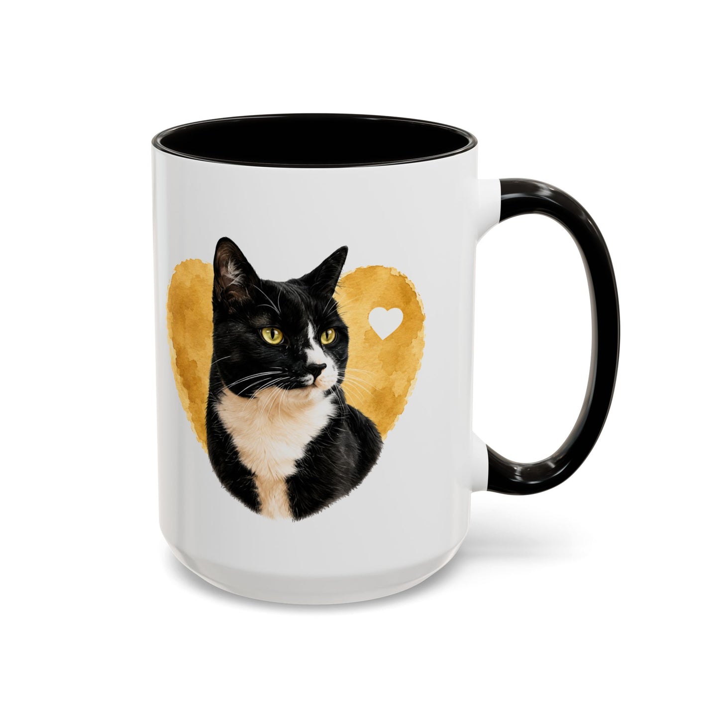 Tuxedo Cat Lover Mug – Coffee Cup Gift for Cat Moms & Cat Dads (11oz, 15oz)