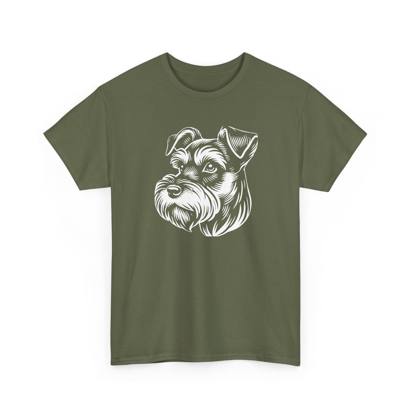 Schnauzer Portrait Tee — Personalize Dog Lover T-Shirt