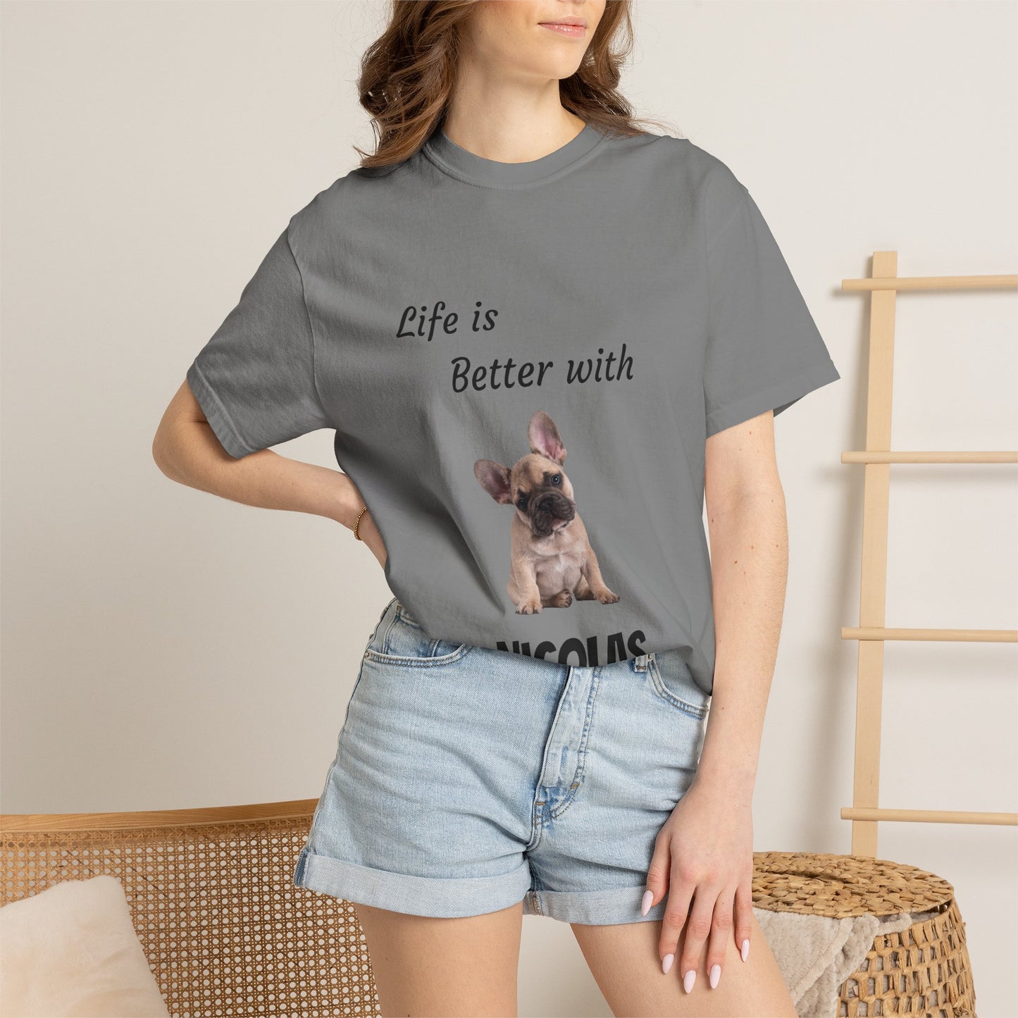 Custom Pet Portrait T-Shirt — Personalized Pet Photo Tee