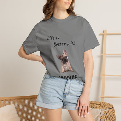 Custom Pet Portrait T-Shirt — Personalized Pet Photo Tee