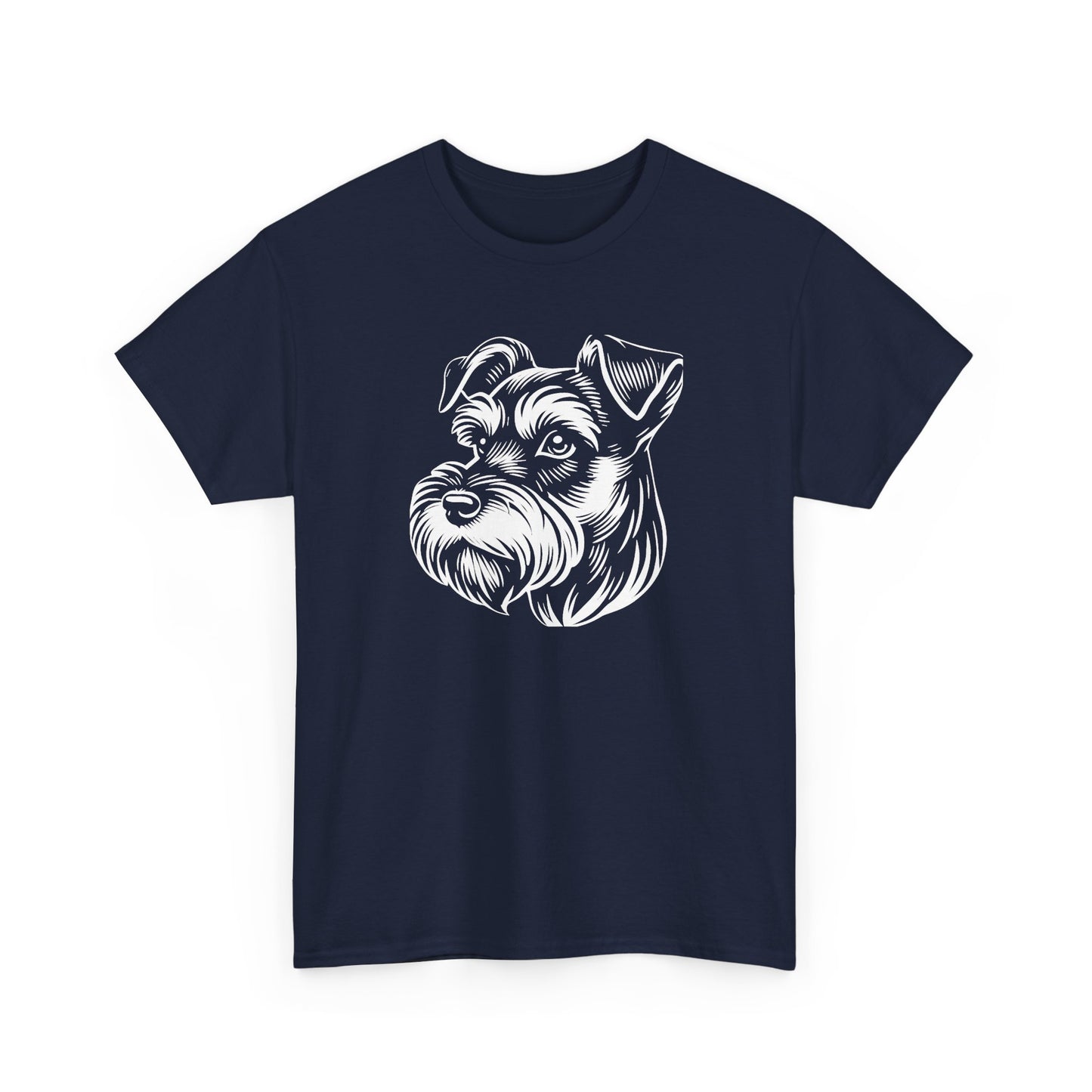 Schnauzer Portrait Tee — Personalize Dog Lover T-Shirt
