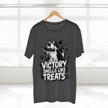 Victory Smells Like Treats Tee — Funny Dog Lover T‑Shirt