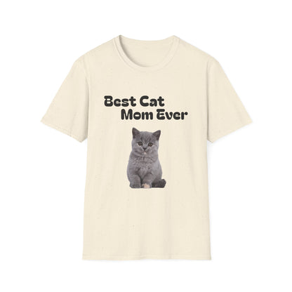 Best Cat Mom Ever T-Shirt — Cute Cat Lover Tee, Mother's Day Gift