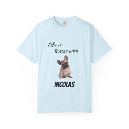 Custom Pet Portrait T-Shirt — Personalized Pet Photo Tee