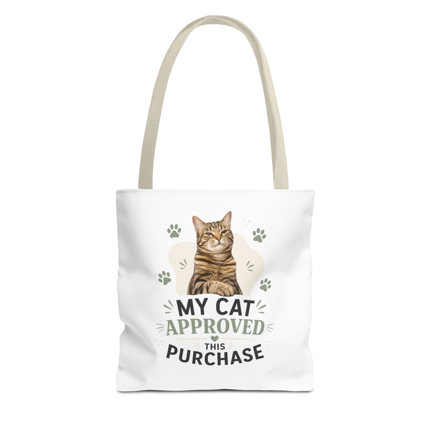 Cat-Approved Tote Bag – "My Cat Approved This Purchase" Cute Cat Shopper Tote