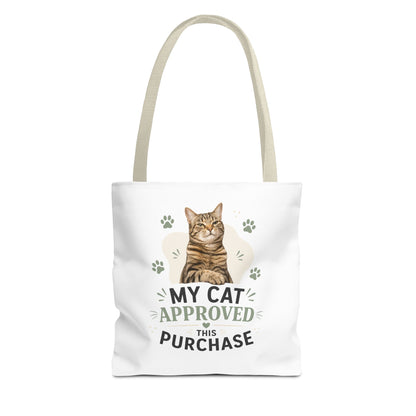 Cat-Approved Tote Bag – "My Cat Approved This Purchase" Cute Cat Shopper Tote
