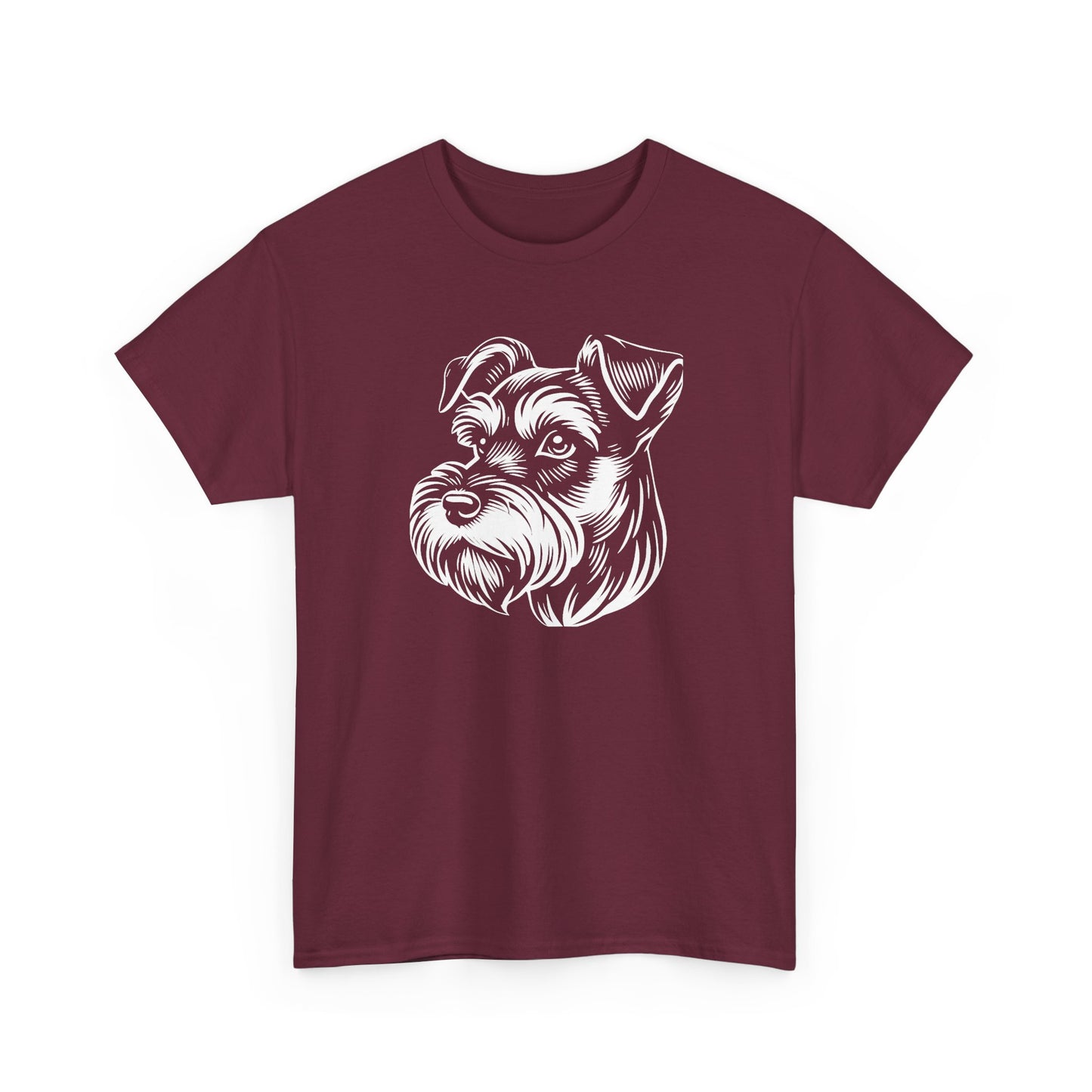 Schnauzer Portrait Tee — Personalize Dog Lover T-Shirt