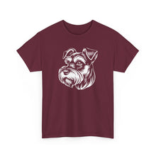 Schnauzer Portrait Tee — Personalize Dog Lover T-Shirt
