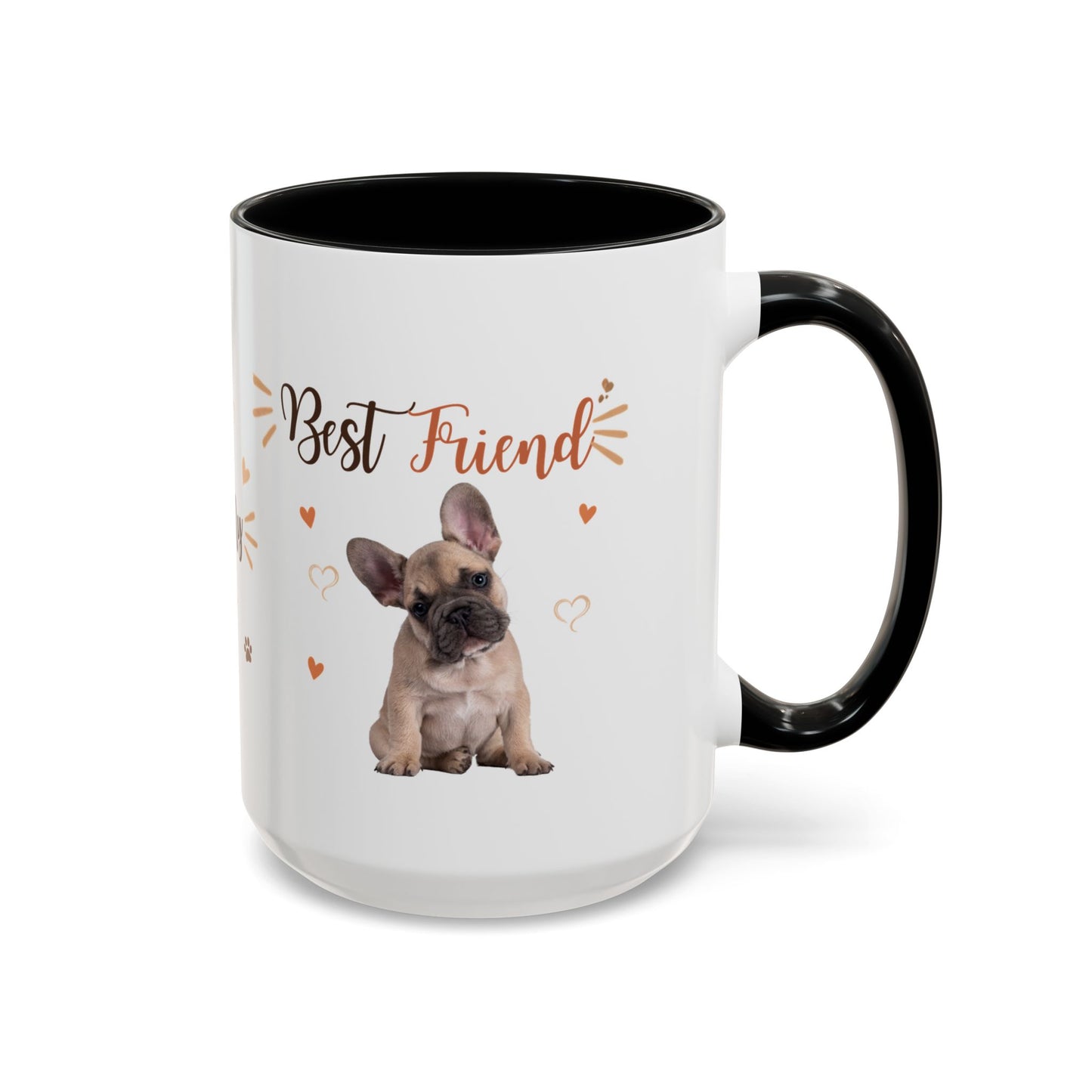 Best Friend French Bulldog Accent Coffee Mug — Cute Pet Lover Gift (11/15oz)