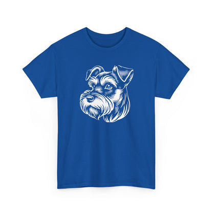 Schnauzer Portrait Tee — Personalize Dog Lover T-Shirt