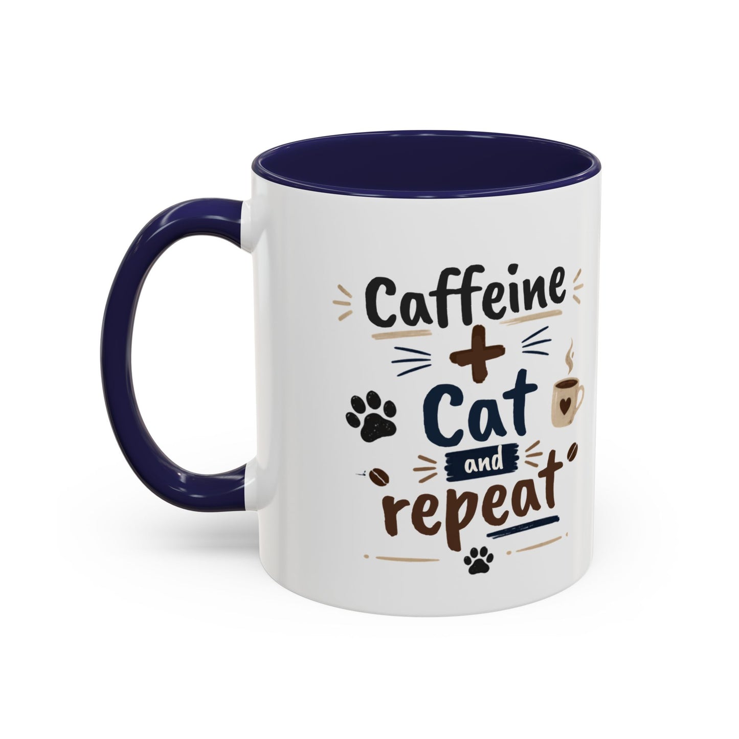 Cat Fuel Coffee Mug — Funny Black Cat Coffee Cup (11/15oz)