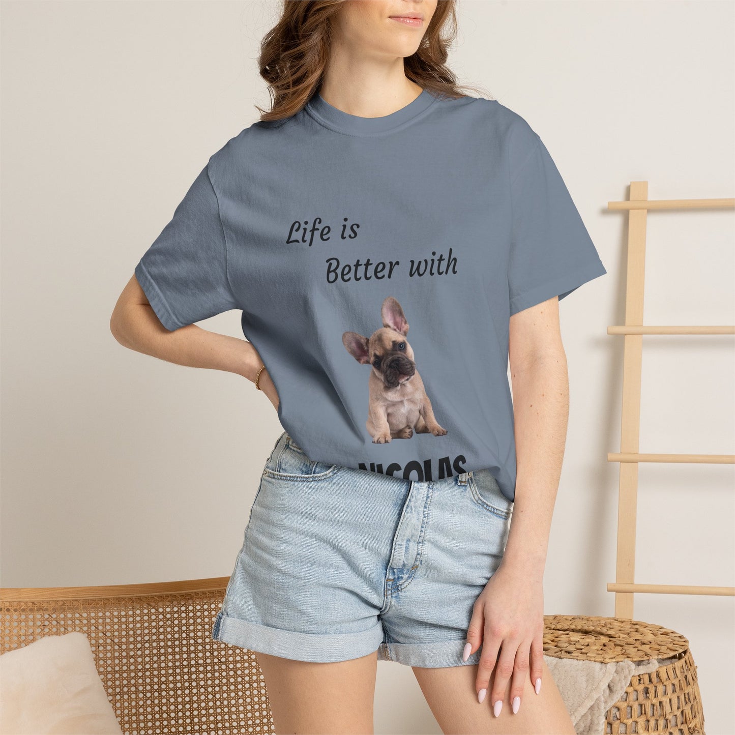 Custom Pet Portrait T-Shirt — Personalized Pet Photo Tee