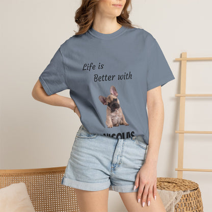 Custom Pet Portrait T-Shirt — Personalized Pet Photo Tee