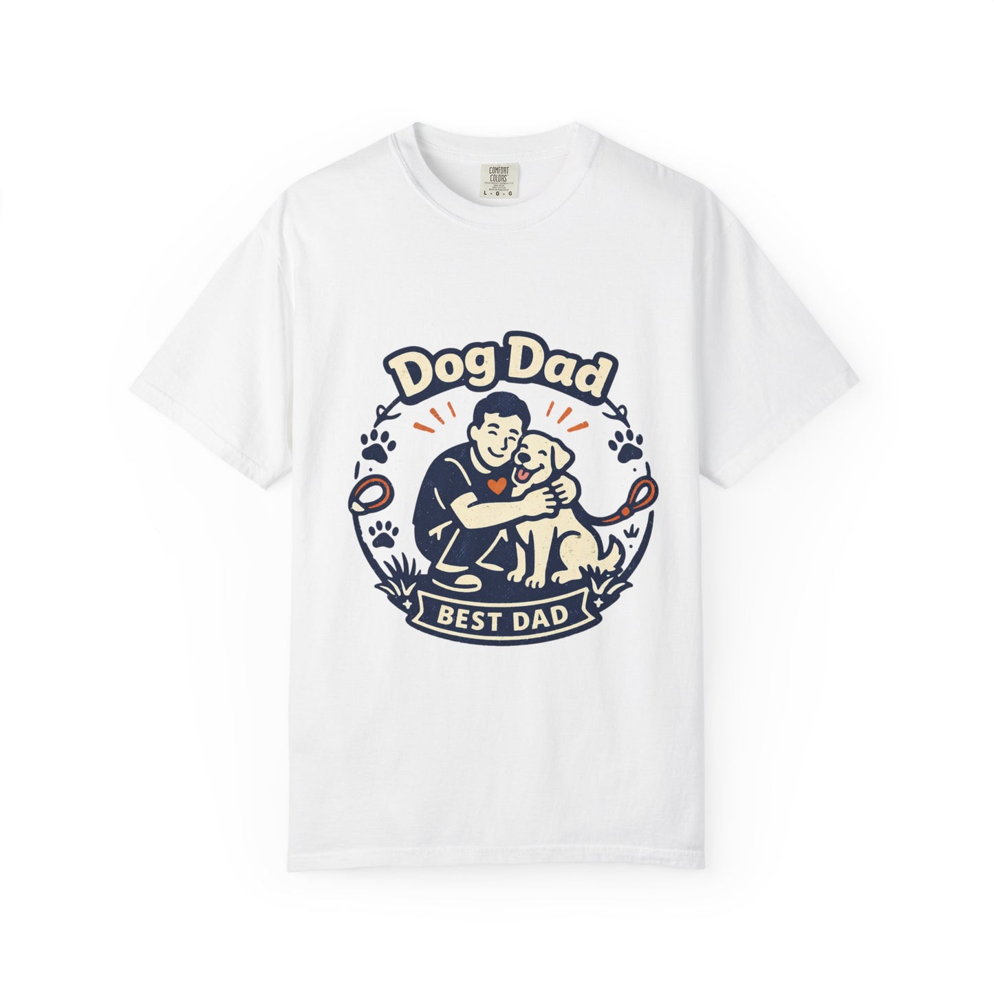 Dog Dad T-Shirt — Best Dad Graphic Tee for Dog Lovers