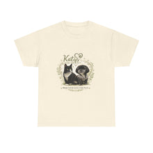 Cat & Dog Pet Lovers T-Shirt — "Katy's Pawfect Crew" Vintage Pet Portrait Tee