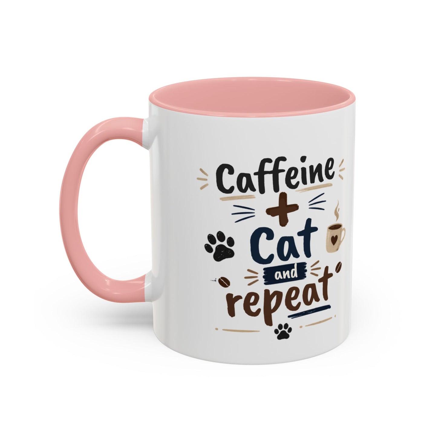 Cat Fuel Coffee Mug — Funny Black Cat Coffee Cup (11/15oz)
