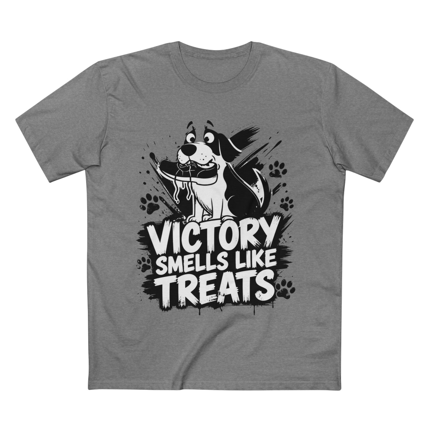 Victory Smells Like Treats Tee — Funny Dog Lover T‑Shirt