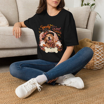Personalized Golden Retriever Halloween T-Shirt – Custom Pet Name Tee
