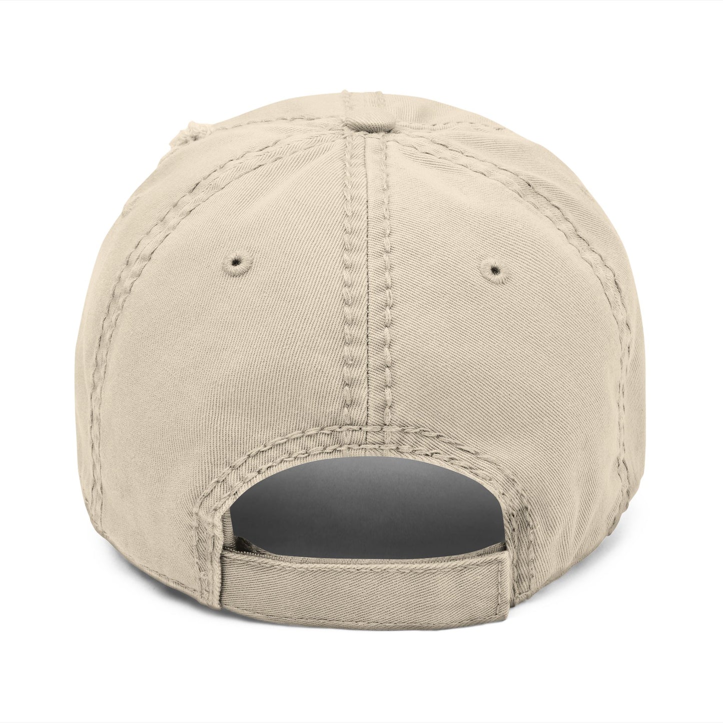 Cool Cat Mom Distressed Dad Hat - Embroidered Paw Baseball Cap