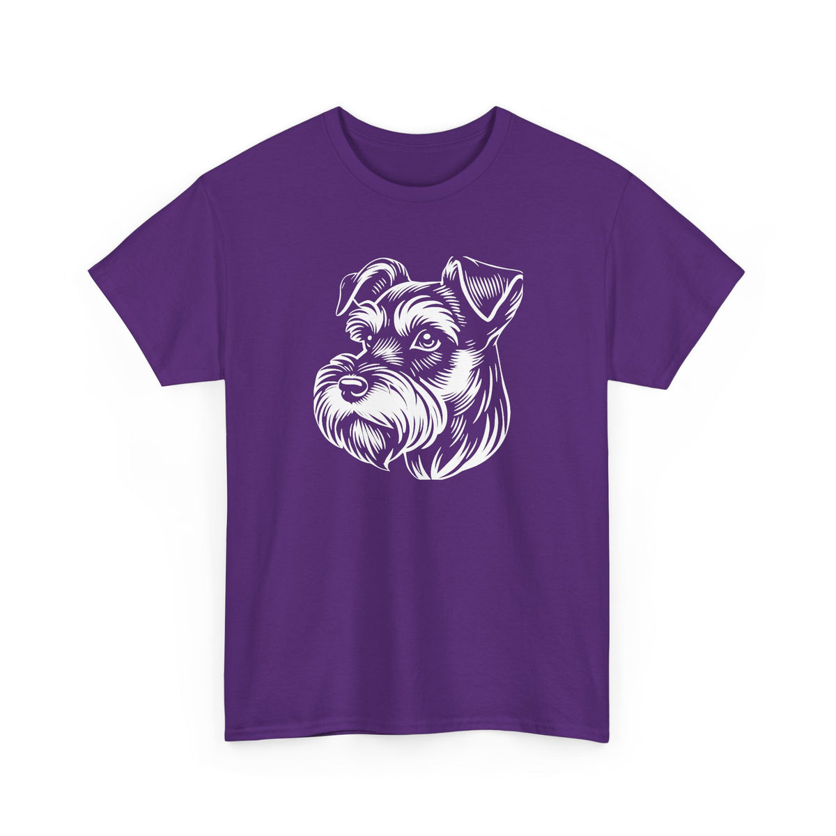 Schnauzer Portrait Tee — Personalize Dog Lover T-Shirt