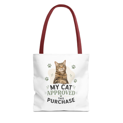 Cat-Approved Tote Bag – "My Cat Approved This Purchase" Cute Cat Shopper Tote