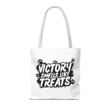 Victory Smells Like Treats Tote Bag — The Ultimate Dog Lover Tote