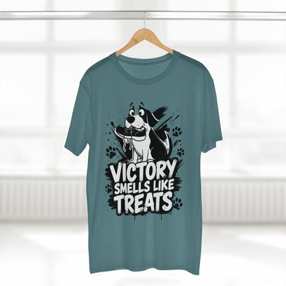 Victory Smells Like Treats Tee — Funny Dog Lover T‑Shirt