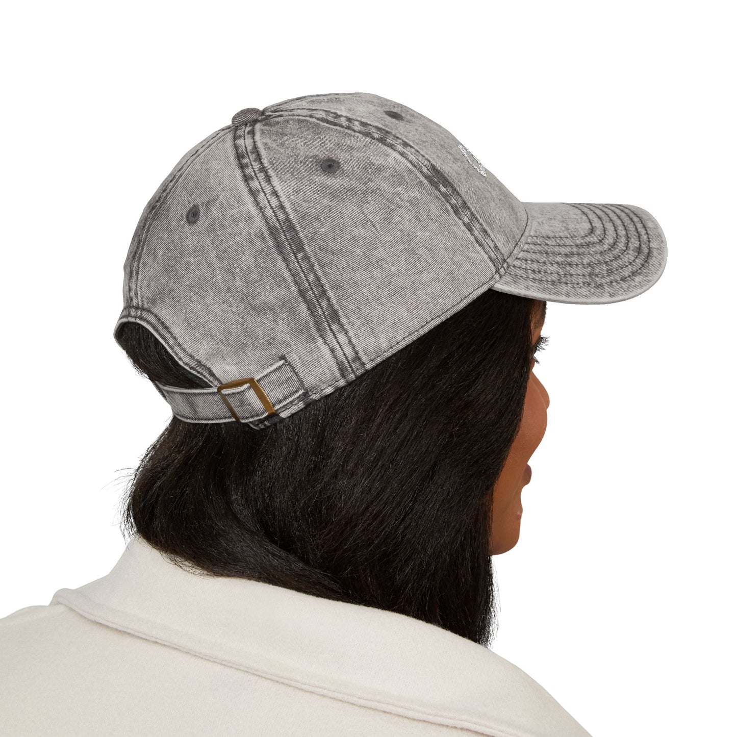 Cat Team Vintage Embroidered Cap