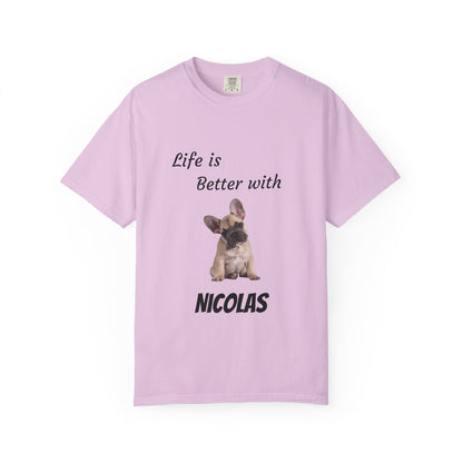 Custom Pet Portrait T-Shirt — Personalized Pet Photo Tee
