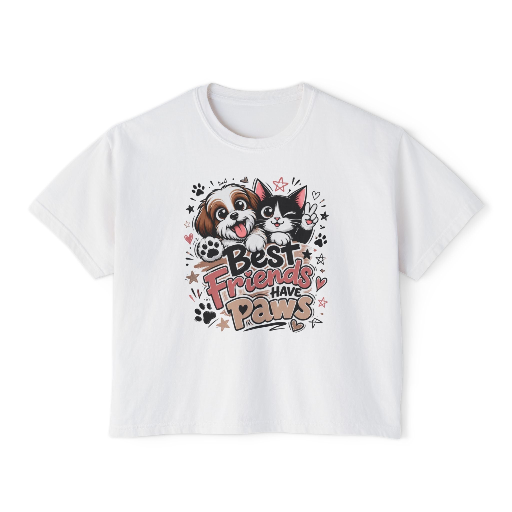 Pet Best Fiend T-Shirt — Women's Boxy Tee