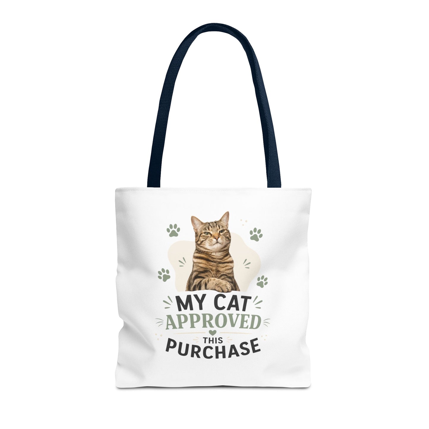 Cat-Approved Tote Bag – "My Cat Approved This Purchase" Cute Cat Shopper Tote