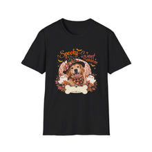 Personalized Golden Retriever Halloween T-Shirt – Custom Pet Name Tee