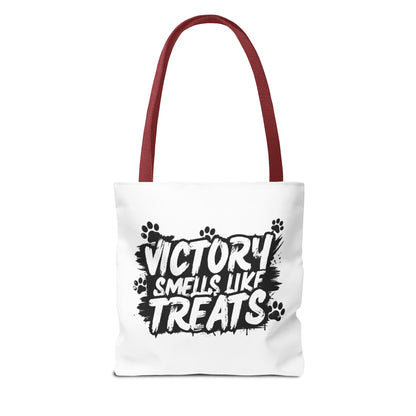 Victory Smells Like Treats Tote Bag — The Ultimate Dog Lover Tote